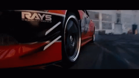 Tokyo Drift Wheel Gliding Close Up GIF