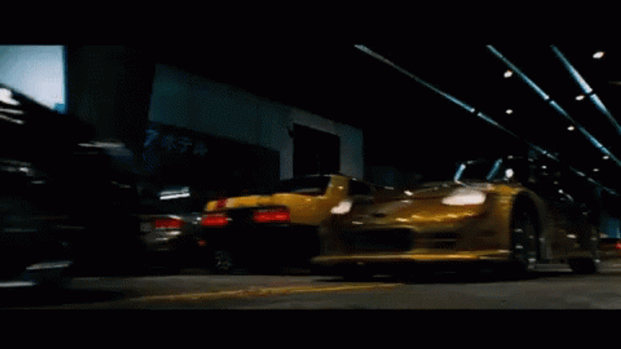Tokyo Drift Slow Motion Collision GIF