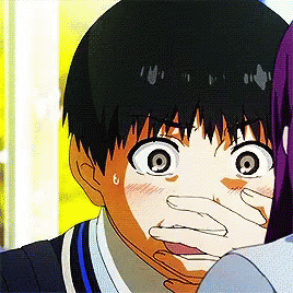 Tokyo Ghoul Blushing Ken Kaneki GIF