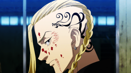 Tokyo Revengers Draken Blood Spots GIF
