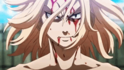 Tokyo Revengers Mikey Bloody Face GIF