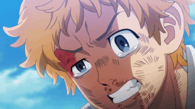 Tokyo Revengers Takemichi Beaten Up GIF