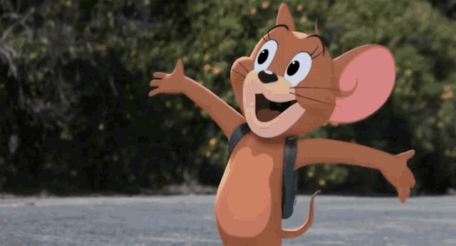 Tom And Jerry Big Hug GIF