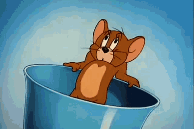 Tom And Jerry Fall In Love Heart Beat GIF