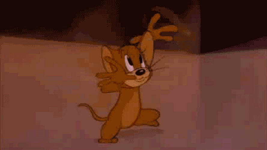 Tom And Jerry Funny Silly Face Mocking GIF 