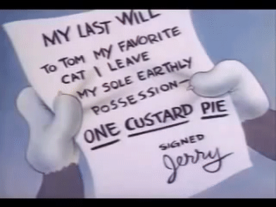 Tom And Jerry Last Will Custard Pie GIF