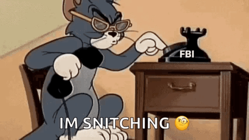 Tom and Jerry Talking on Phone