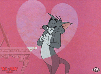 Tom and Jerry with Hearts