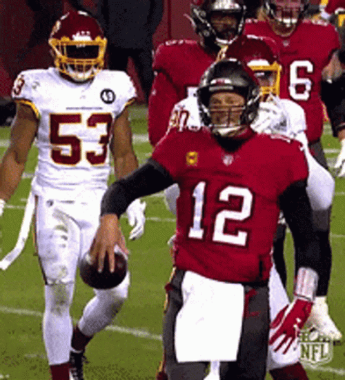 Tom Brady Lets Go Gestures GIF