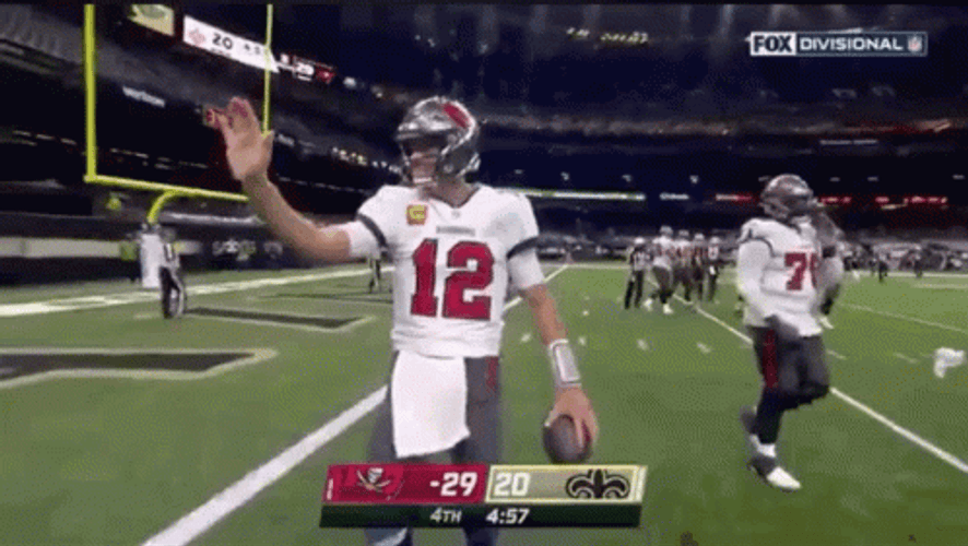 Tom Brady Lets Go Give Some Wave GIF