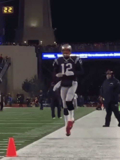 Tom Brady Lets Go Jumping GIF