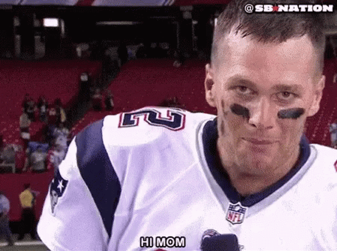 Tom Brady Lets Go Take Selfie GIF
