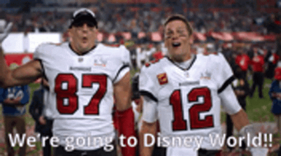 Tom Brady Lets Go To Disney World GIF