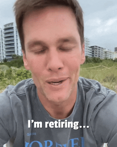Tom Brady Retiring For Good In Bucs GIF