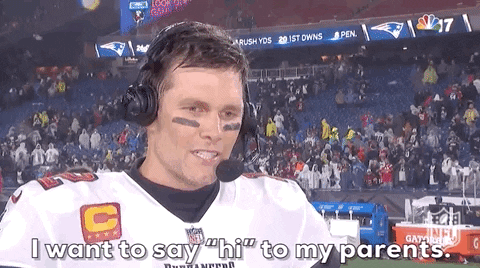 Tom Brady Say Hi To My Parents GIF