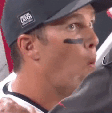 Tom Brady Shocked Face GIF