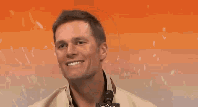 Tom Brady Smile Interview GIF