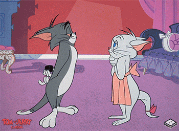 Tom Cat Giving Ring To Toodles GIF