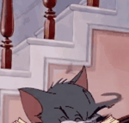 Tom Cat With Evil Smile GIF