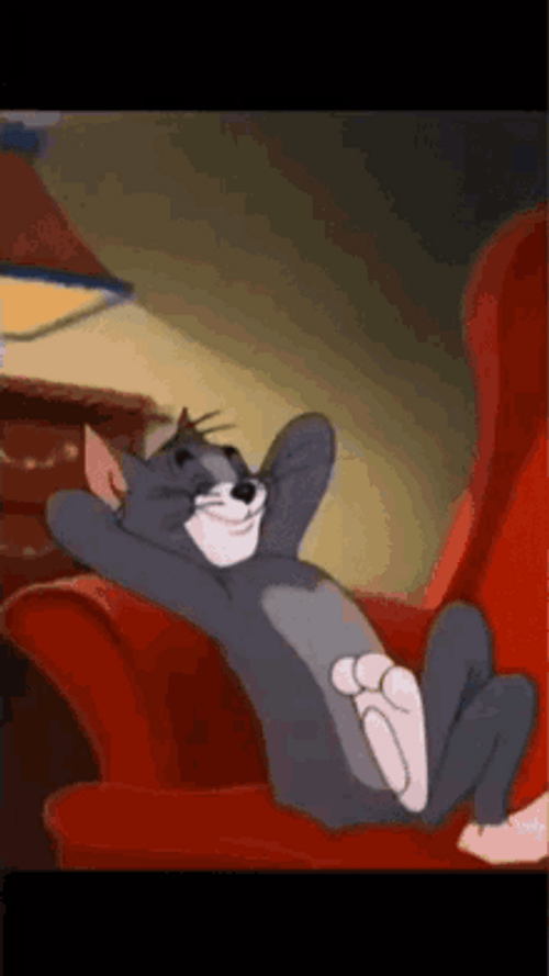 Tom Chill Time GIF