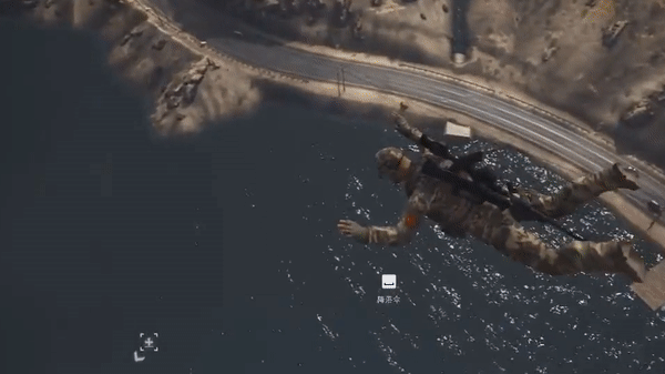 Tom Clancy's Ghost Recon Wildlands Sky Diving GIF