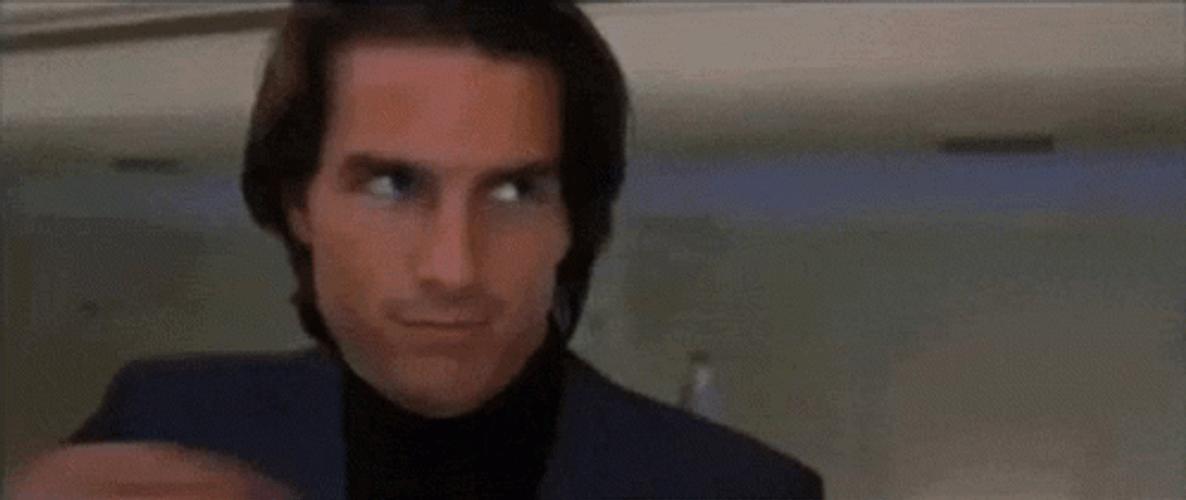 Tom Cruise Mission Impossible Taking Off His Mask GIF