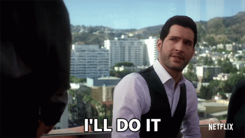 Tom Ellis I'll Do It To Volunteer GIF