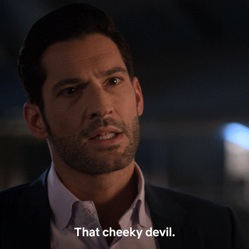 Tom Ellis That Cheeky Devil GIF