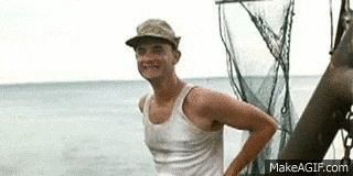 Tom Hanks At The Middle Of The Sea GIF