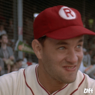 Tom Hanks Baseball Game GIF