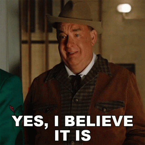 Tom Hanks Yes I Believe It Is GIF