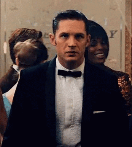 Tom Hardy In Tuxedo GIF
