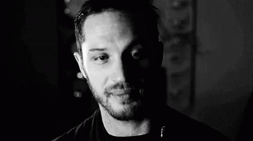 Tom Hardy Nods GIF