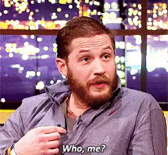 Tom Hardy Who Me GIF