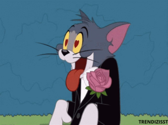 Tom And Jerry Heart Gif
