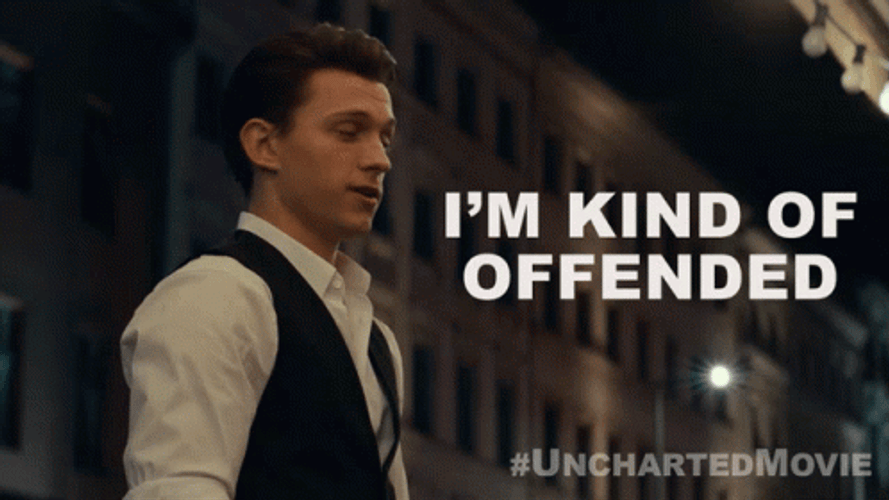 Tom Holland Saying Im Kind Of Offended GIF