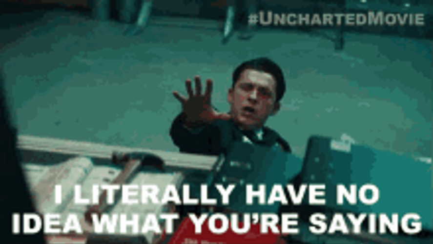 Tom Holland Uncharted Movie GIF