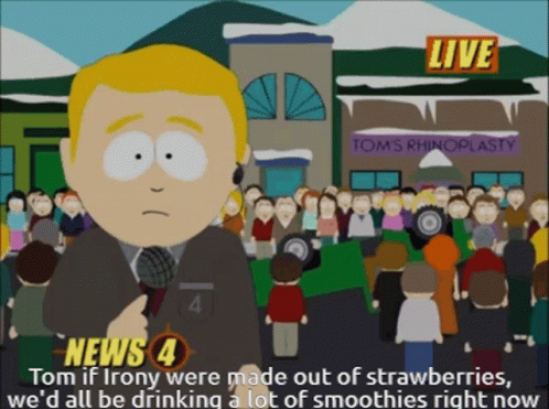 Tom If Irony Were Made Out Of Strawberry GIF