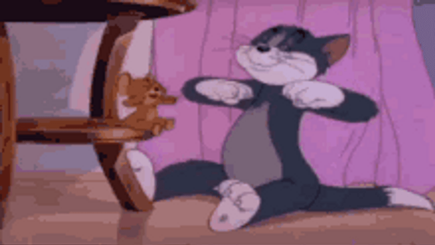 Tom & Jerry Playing GIF