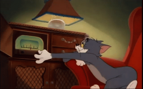 Tom Listening To Radio GIF
