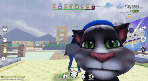 Tom Looking Back GIF