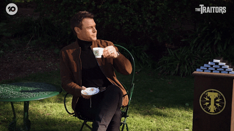 Tom Sandoval Sipping Tea GIF