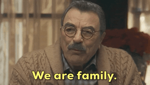 Tom Selleck We Are Family GIF