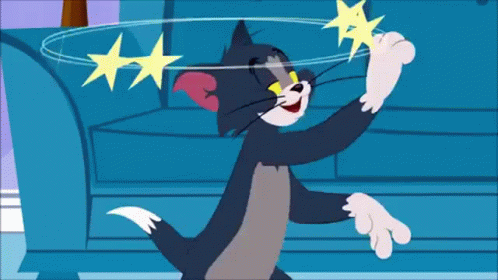 Tom The Cat Is Dizzy GIF