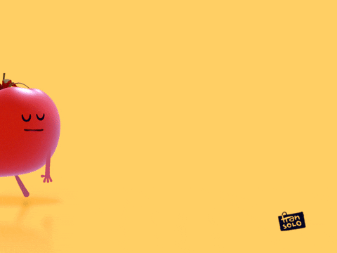 Tomato As Heart Happy Valentines GIF