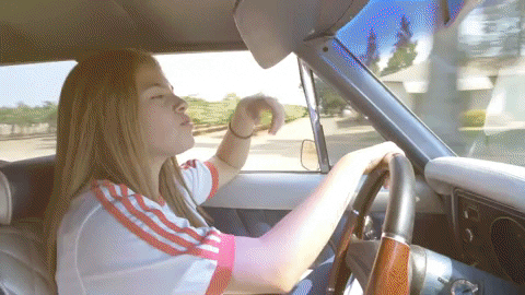Tomboy Destiny Rogers Singing Car GIF