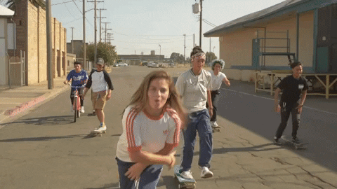 Tomboy Destiny Rogers Skateboard GIF