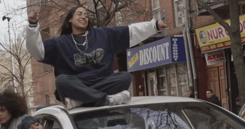 Tomboy Princess Nokia Car Roof Dance GIF