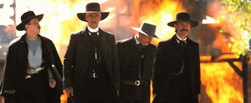 Tombstone The Cowboys On Fire GIF