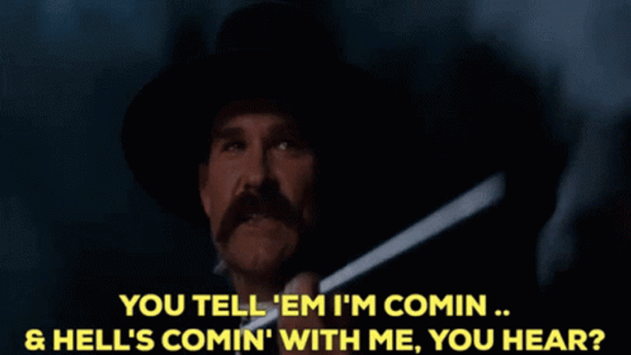Tombstone Angry Kurt Russell GIF